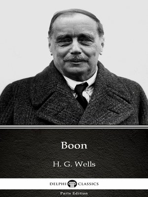 cover image of Boon by H. G. Wells (Illustrated)